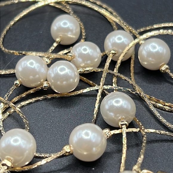 Vintage Korea faux pearl layered necklace - Picture 4 of 4